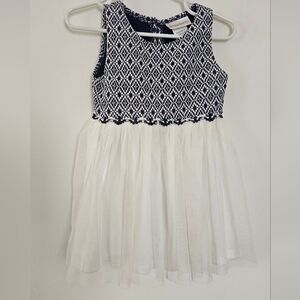 Sweet Heart Rose Navy and White Dress